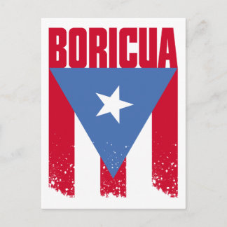 Carte Postale Drapeau de Boricua