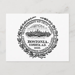 Carte Postale Drapeau de Boston