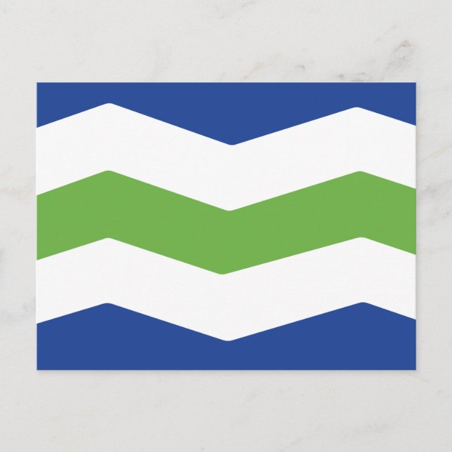 Carte Postale Drapeau de Burlington, Vermont (Devant)