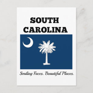 Carte Postale Drapeau de Caroline du Sud