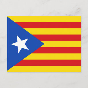 Carte Postale Drapeau de Catalogne