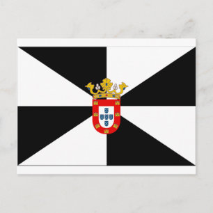 Carte Postale Drapeau de Ceuta (Espagne)