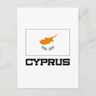 Carte Postale Drapeau de Chypre