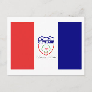 Carte Postale Drapeau de Cleveland, Ohio