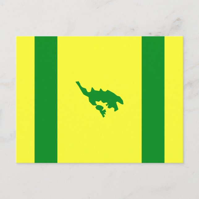 Carte Postale Drapeau de Culebra, Porto Rico (Devant)