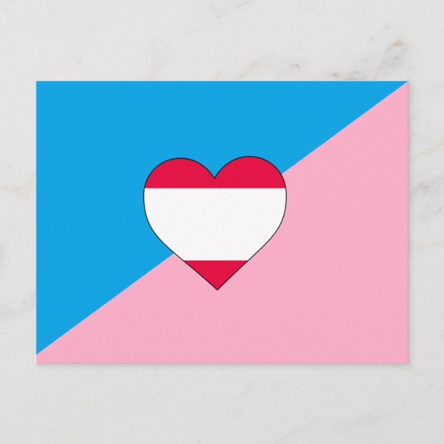 Carte Postale Drapeau de fierté de jeu d'âge (Devant)