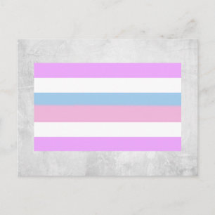 Carte Postale Drapeau de fierté intersexe