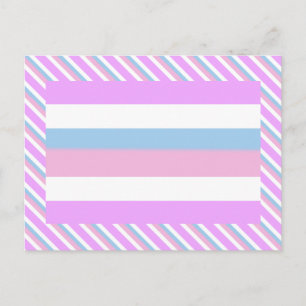 Carte Postale Drapeau de fierté intersexe
