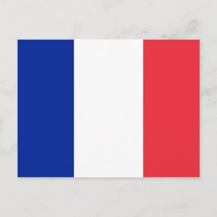 Carte postale Drapeau de France