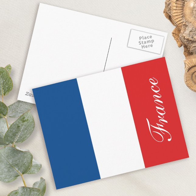 Carte Postale Drapeau de France (Créateur téléchargé)