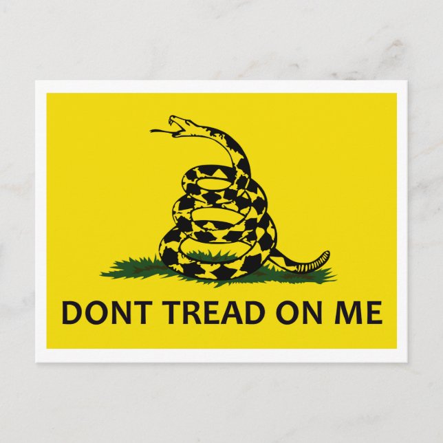 Carte Postale Drapeau de Gadsden (Devant)