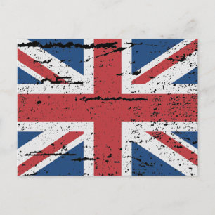 CARTE POSTALE DRAPEAU DE GRANDE-BRETAGNE