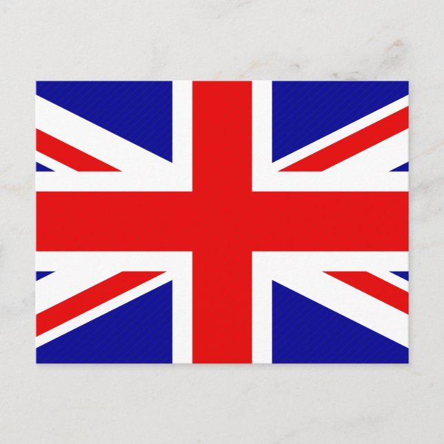 Carte Postale Drapeau de Grande-Bretagne (Devant)