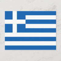 Carte postale Drapeau de Grèce