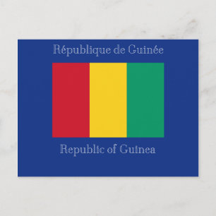 Carte Postale Drapeau de Guinée