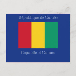 Carte Postale Drapeau de Guinée