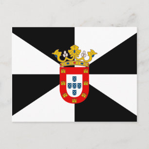 Carte Postale Drapeau de haute qualité Ceuta