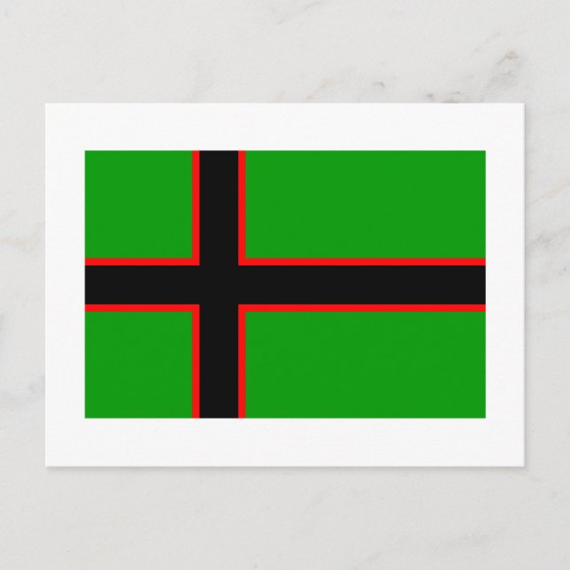 Carte Postale Drapeau de Karelia (Devant)