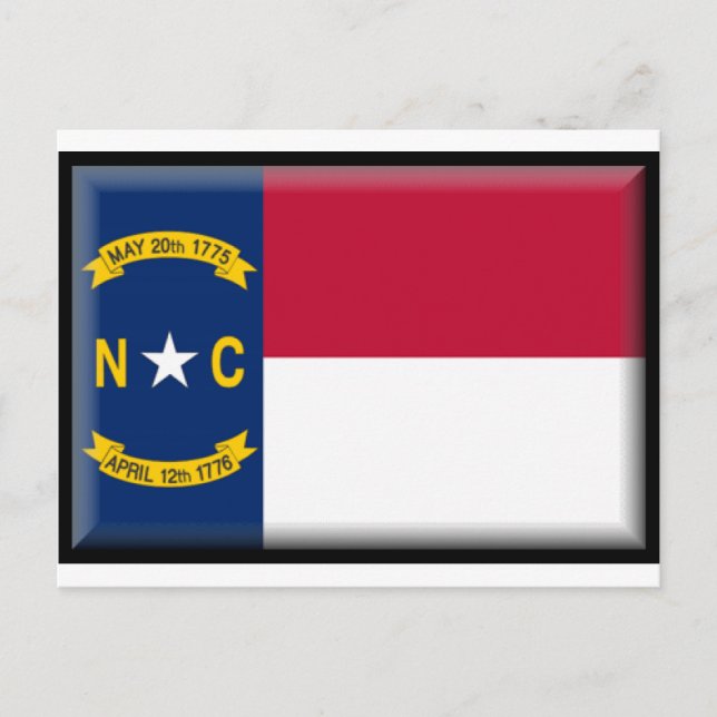 Carte Postale Drapeau de la Caroline du Nord (Devant)