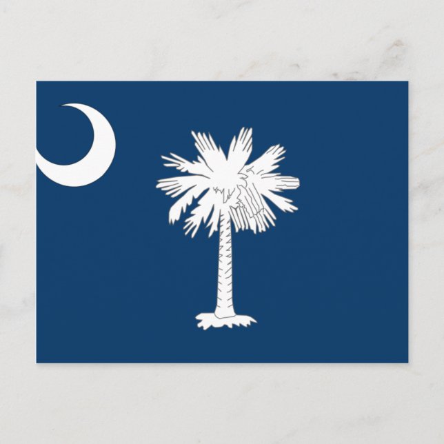 Carte Postale Drapeau de la Caroline du Sud (Devant)