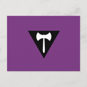 Carte Postale Drapeau de la fierté lesbienne