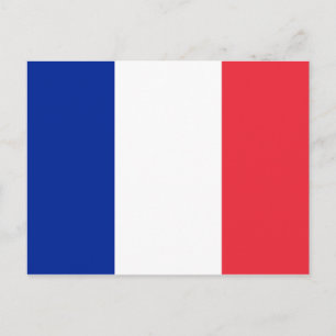 Carte Postale Drapeau de la France