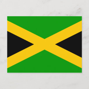 Carte Postale Drapeau de la Jamaïque