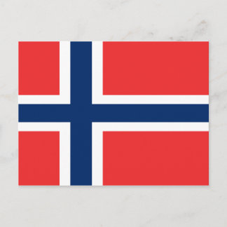 Carte Postale Drapeau de la Norvège