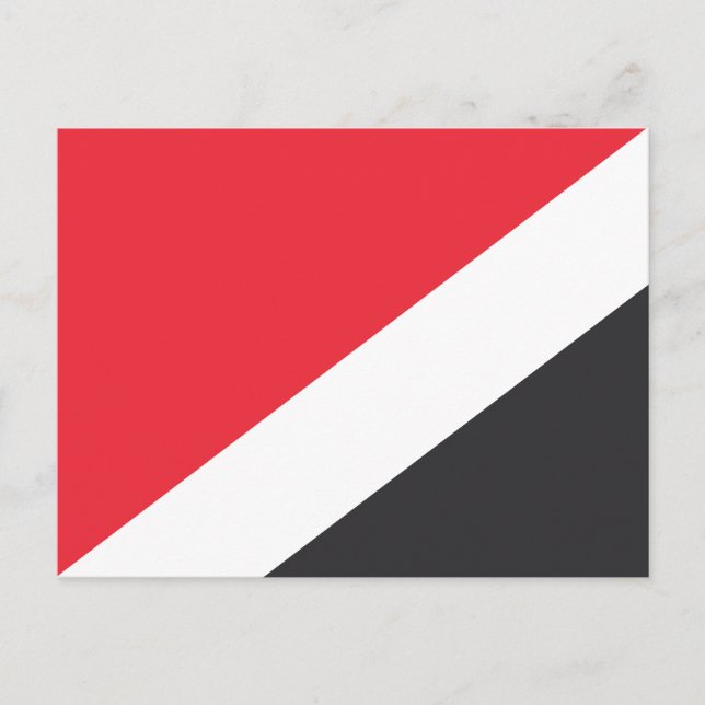 Carte Postale Drapeau de la Principauté de Sealand (Devant)