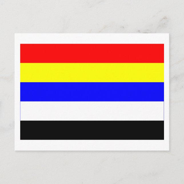 Carte Postale Drapeau de la République de Chine (1912-1928) (Devant)