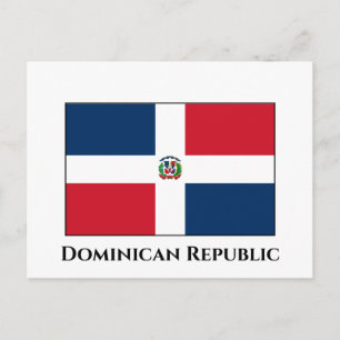 Carte Postale Drapeau de la République Dominicaine