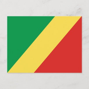 Carte Postale Drapeau de la République du Congo