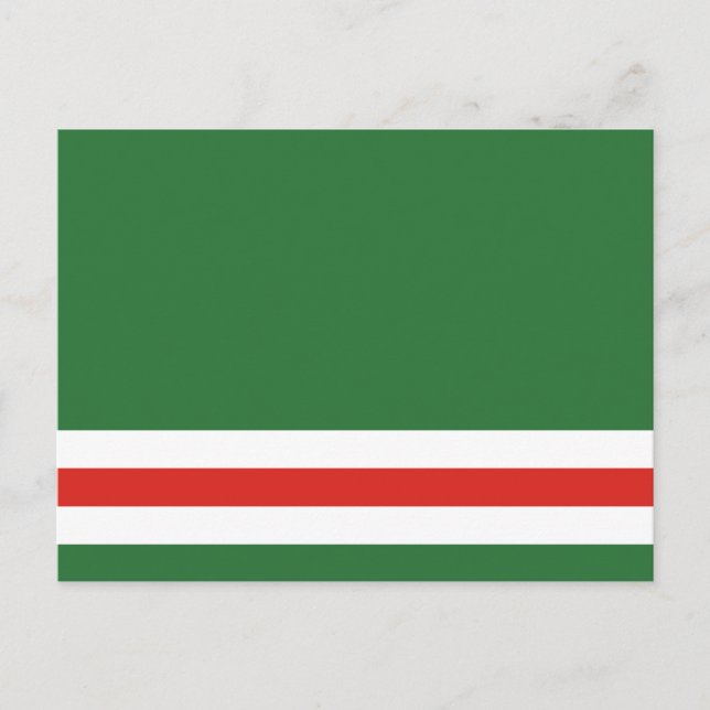 Carte Postale Drapeau de la République tchétchène d'Ichkérie (Devant)