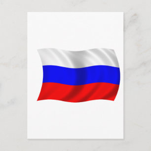 Carte Postale Drapeau de la Russie