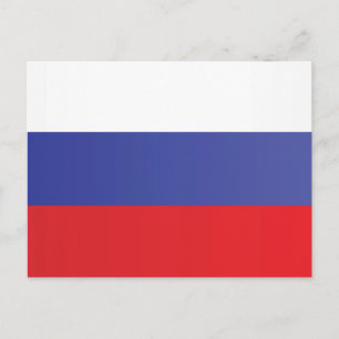 Carte Postale Drapeau de la Russie