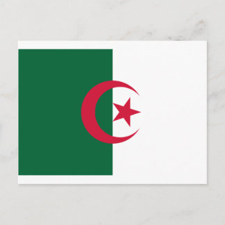 Carte Postale Drapeau de l'Algérie