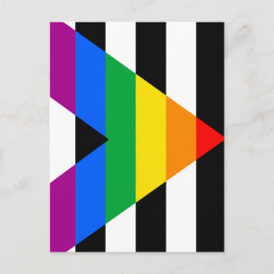 Carte Postale Drapeau de l'allié LGBTQ+