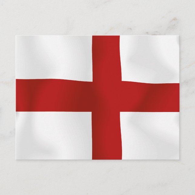 Carte Postale Drapeau De L'Angleterre (Devant)