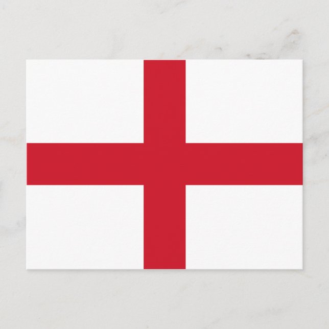 Carte postale Drapeau de l'Angleterre (Devant)
