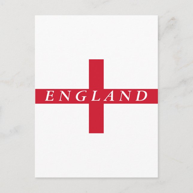 Carte postale Drapeau de l'Angleterre (Devant)