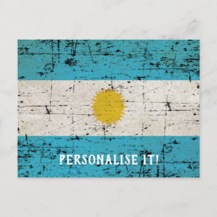 Carte Postale Drapeau de l'Argentine