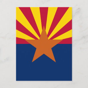 Carte Postale Drapeau de l'Arizona