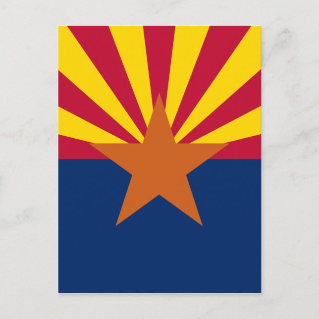 Carte Postale Drapeau de l'Arizona (Devant)