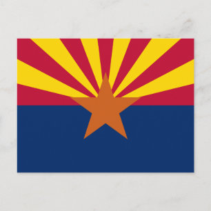 Carte Postale Drapeau de l'Arizona