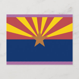 Carte Postale Drapeau de l'Arizona
