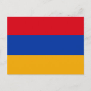 Carte Postale Drapeau de l'Arménie