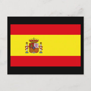 Carte Postale Drapeau de l'Espagne