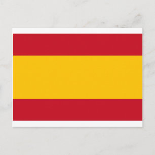 Carte Postale Drapeau de l'Espagne, Bandera de España, Bandera E