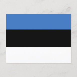 Carte Postale Drapeau de l'Estonie