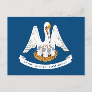 Carte Postale Drapeau de l'État de Louisiane